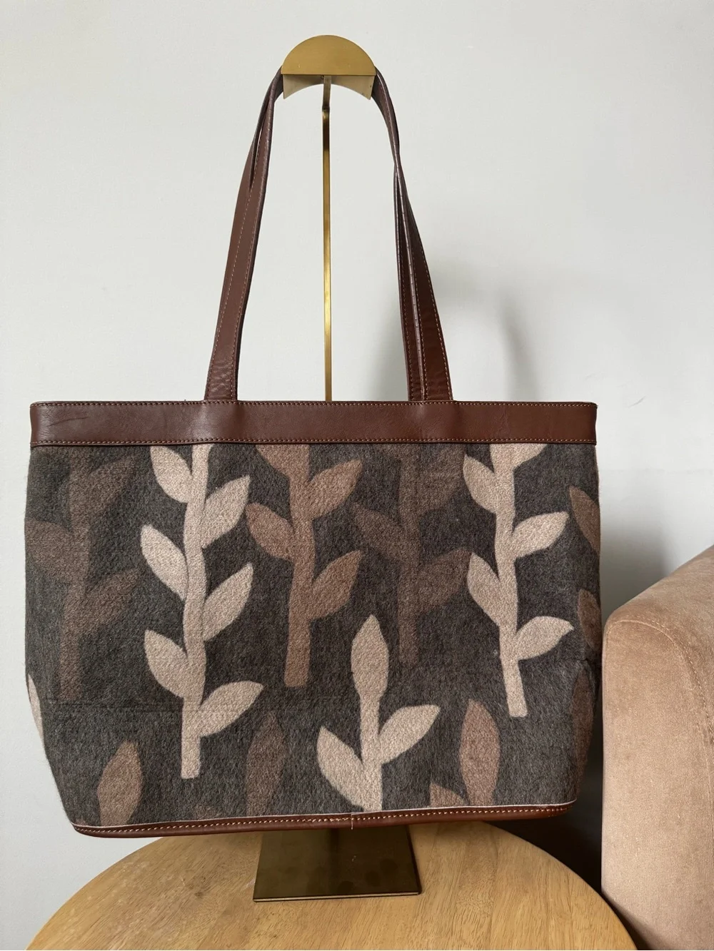 Liora Manné | Felt Leaf Tote Bag